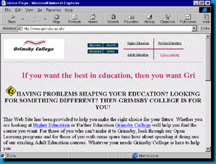 goto Grimsby College site
